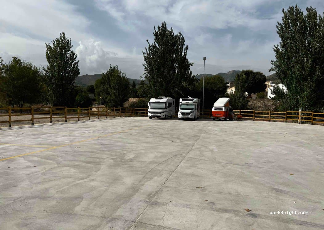 Área autocaravanas Caravaca de la Cruz