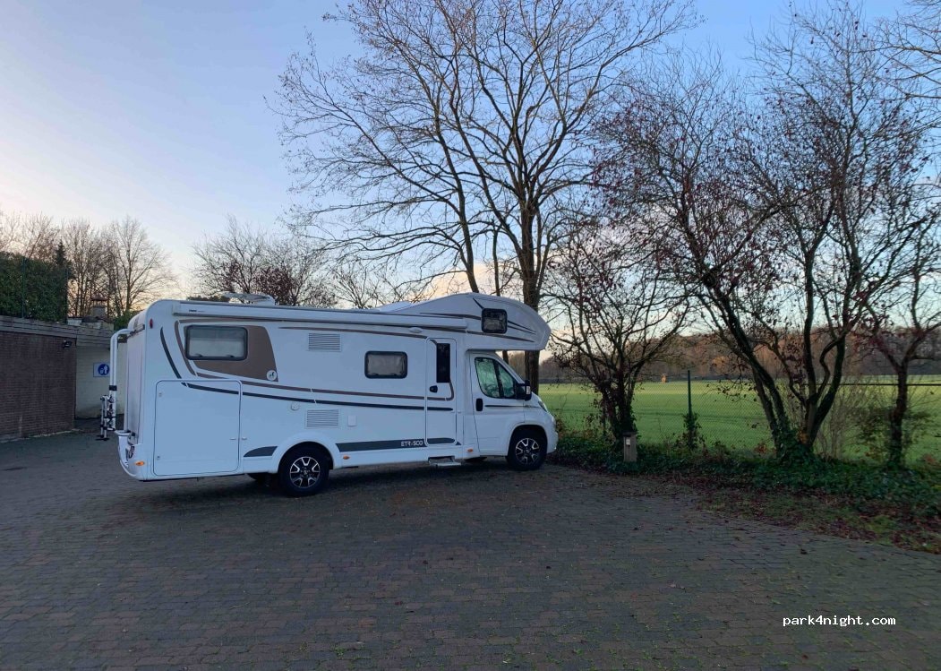 Wohnmobilstellplatz an der Eymann-Sauna