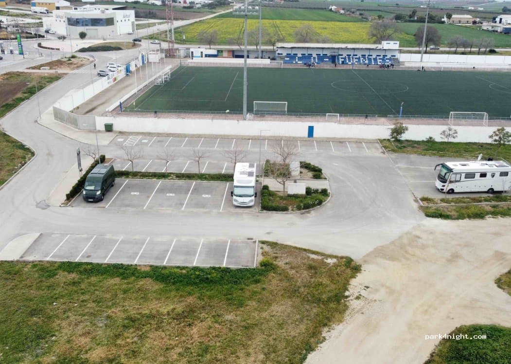 Área autocaravanas Fuentes de Andalucía