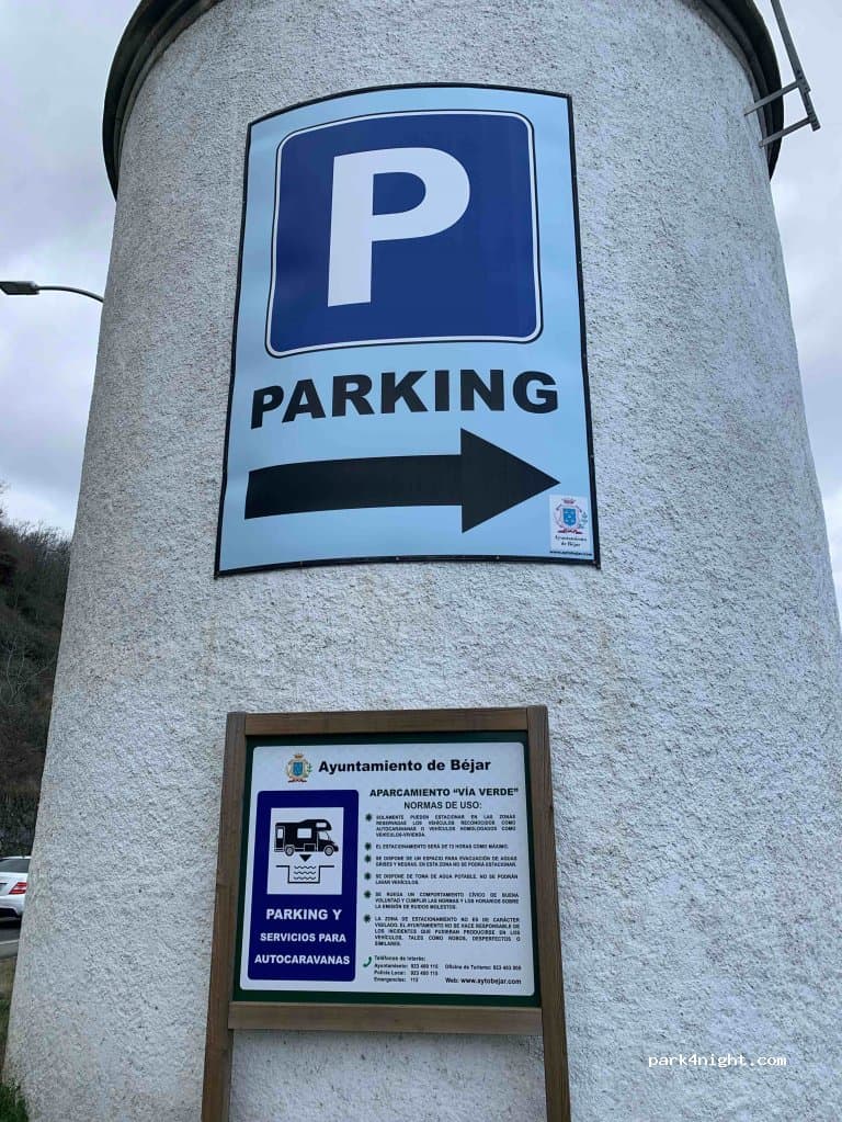 Área autocaravanas Béjar Caravan Park
