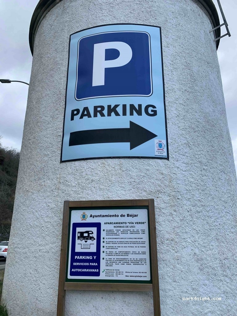 Área autocaravanas Béjar Caravan Park