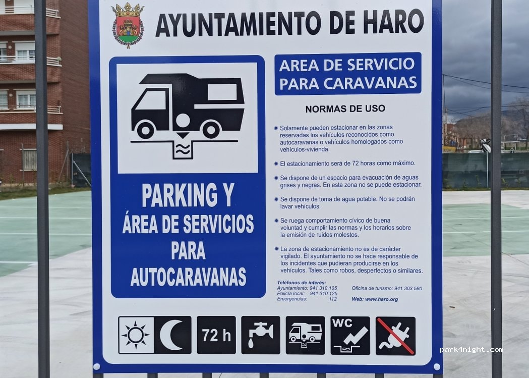 Área autocaravanas Haro