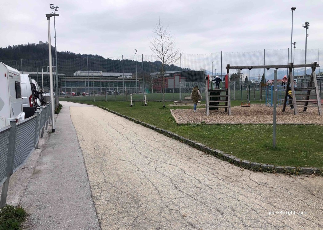 Wohnmobilstellplatz Parkplatz Kufstein Arena