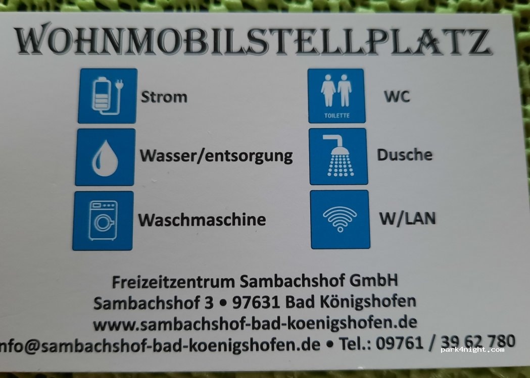 Wohnmobilstellplatz Bad Königshofen