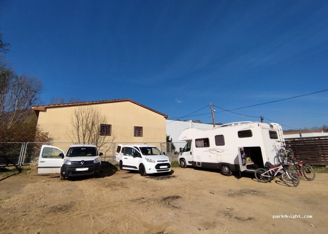 Área autocaravanas Sant Esteve d'en Bas