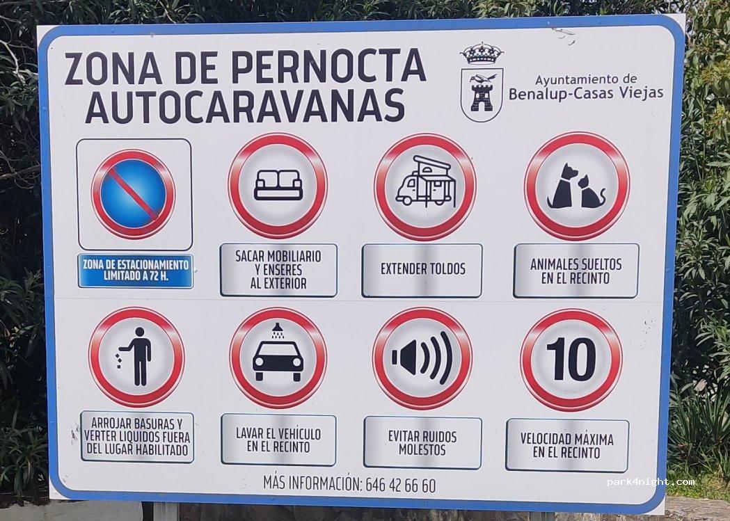 Área autocaravanas Benalup - Casas Viejas