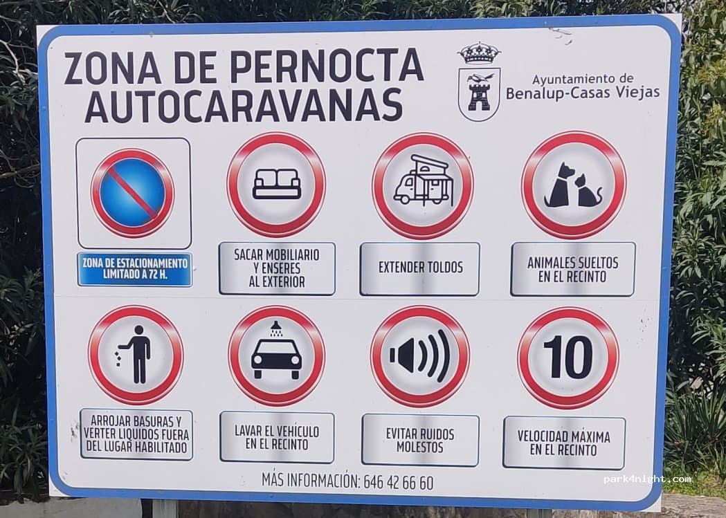 Área autocaravanas Benalup - Casas Viejas