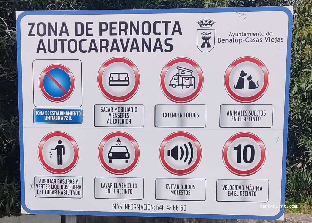 Área autocaravanas Benalup - Casas Viejas