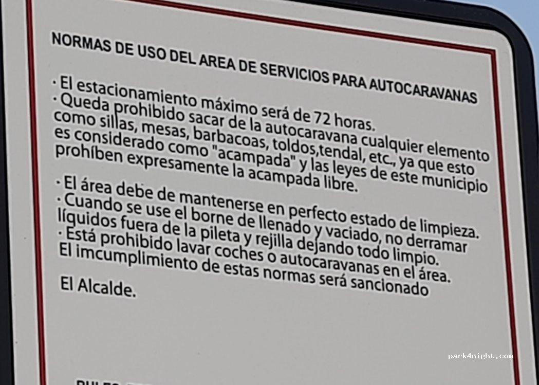 Área autocaravanas La Pernía