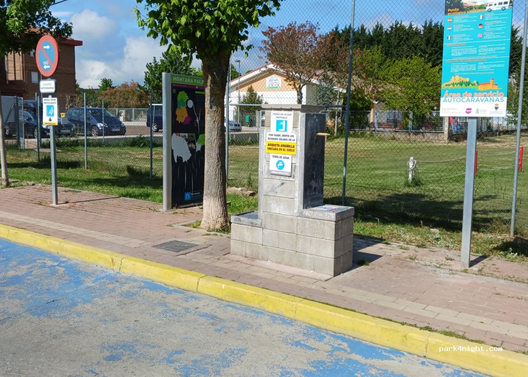 Área de autocaravanas Aguilar de Campóo