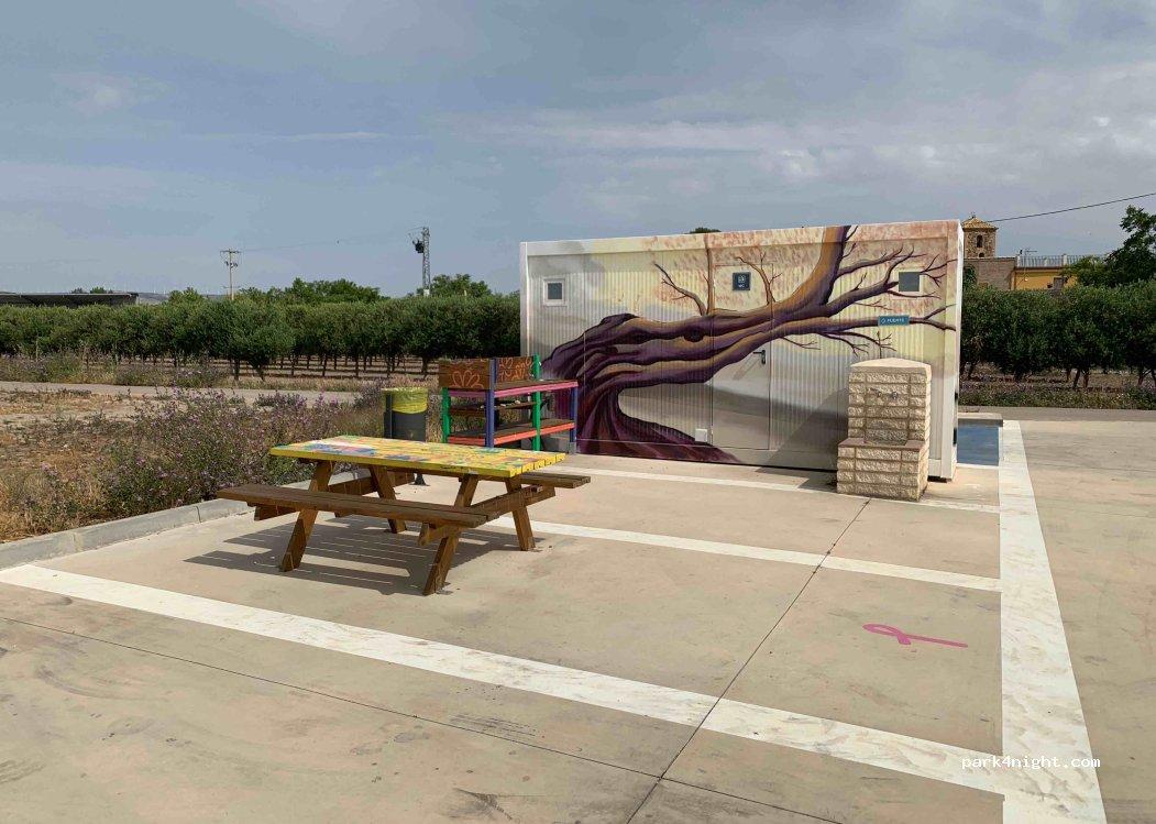 Área autocaravanas Alberite de San Juan