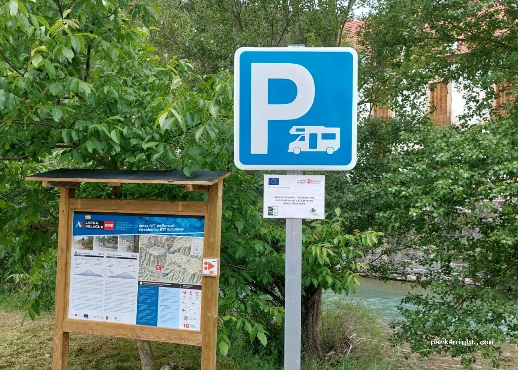 Área de autocaravanas del Roncal