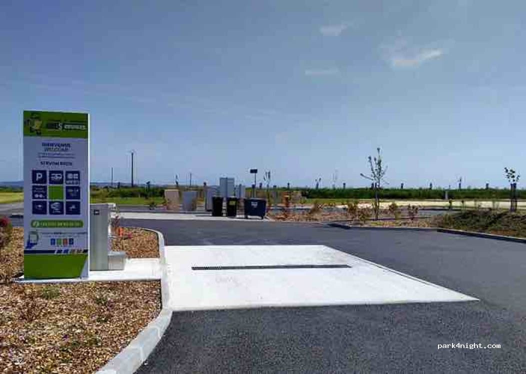 Servon aire pour camping-cars proche du Mont-St-Michel