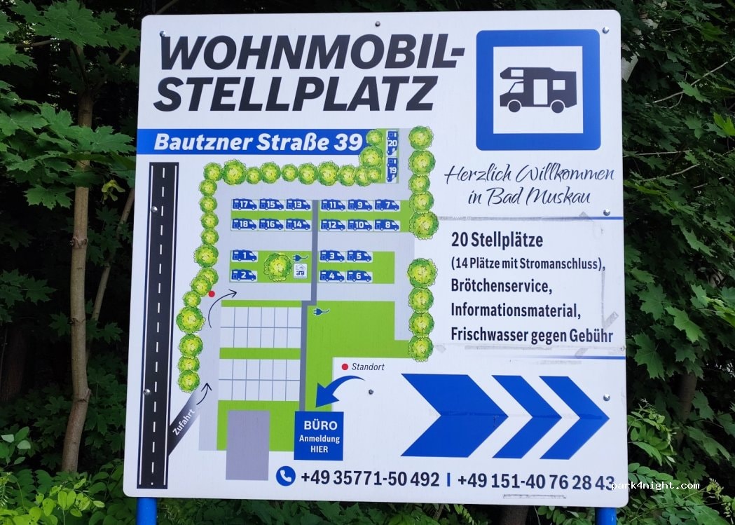 Bad Muskau Wohnmobilstellplatz