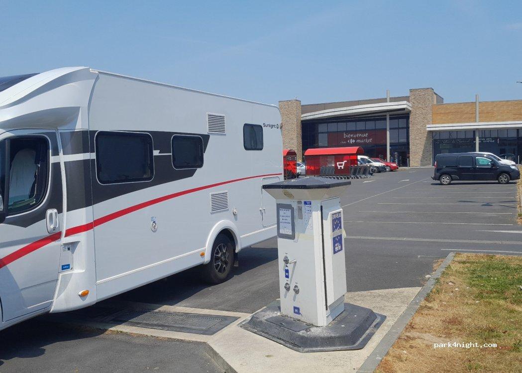 Aire de stationnement camping-cars 50550 Saint-Vaast-la-Hougue