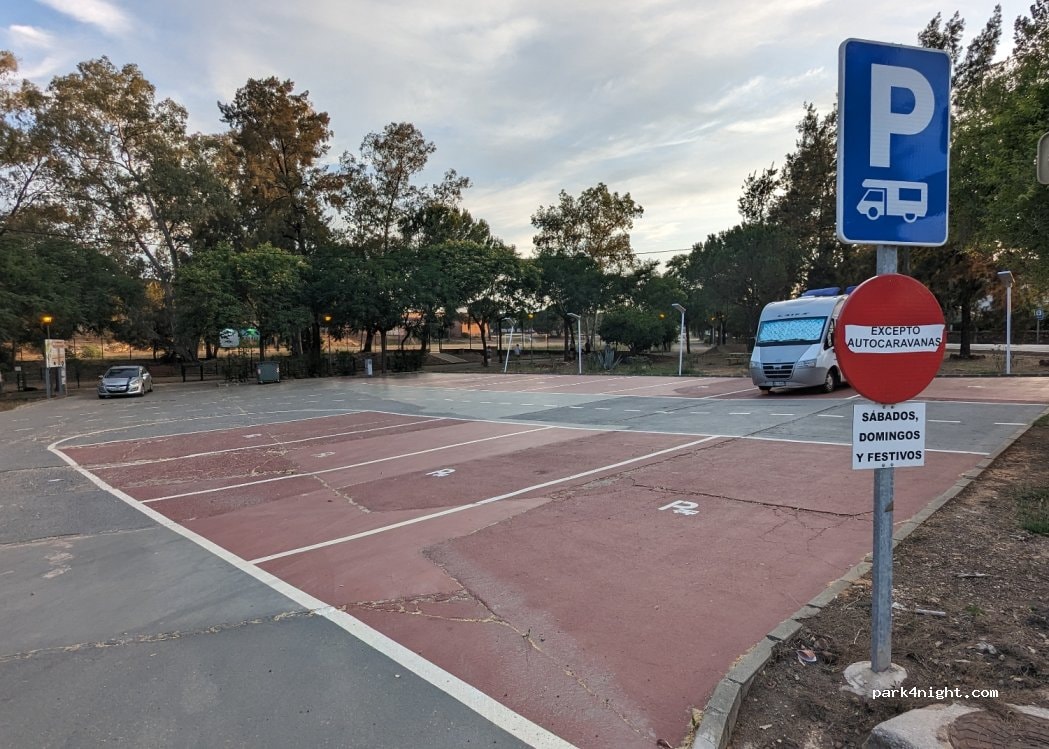 Área autocaravanas Minas de Riotinto