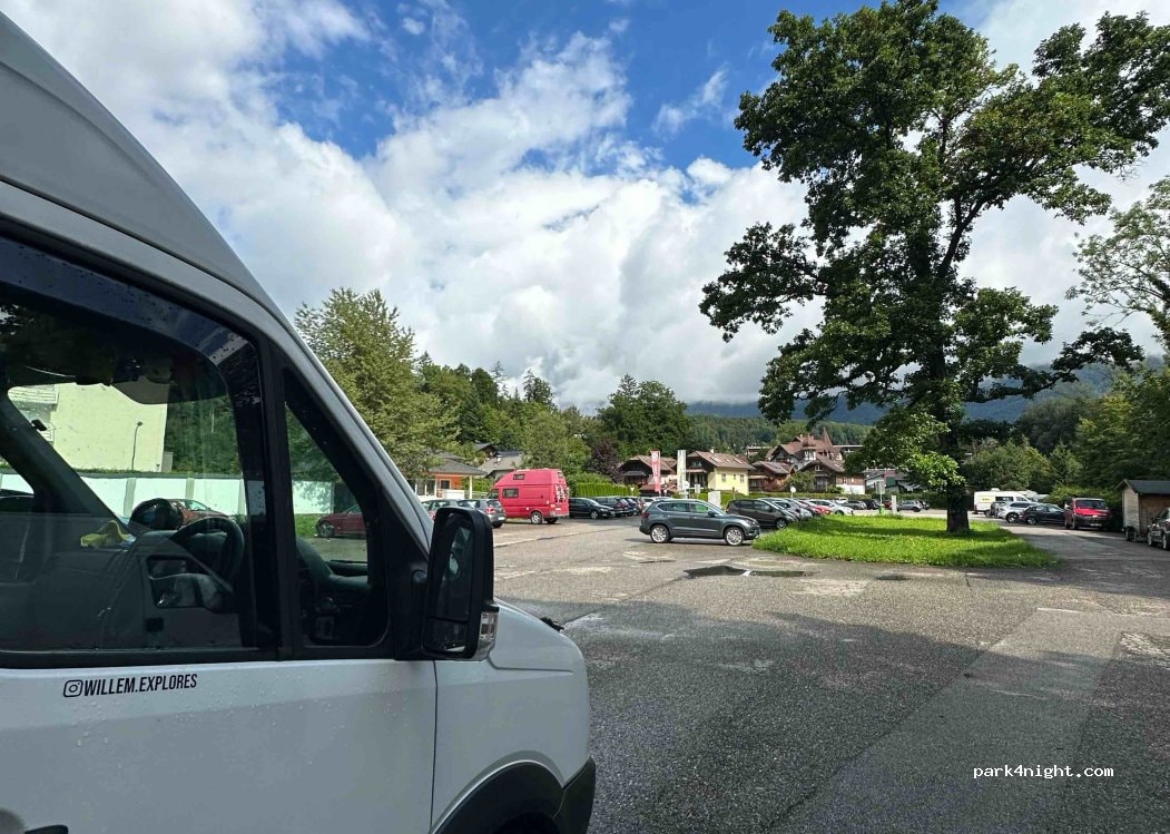 Parkplatz für Wohnwagen