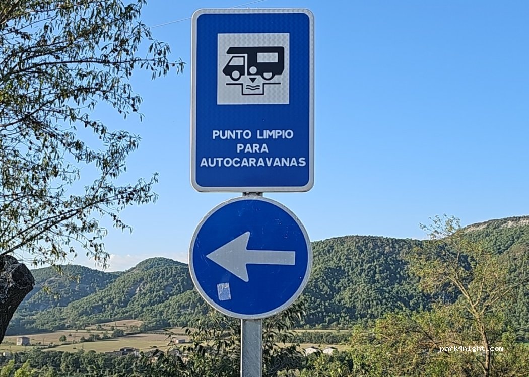 Área autocaravanas Aínsa