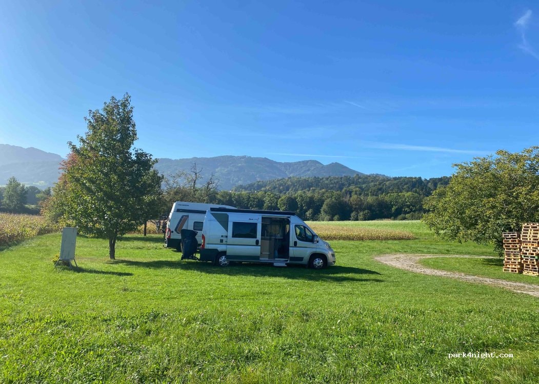 Wohnmobil- und Wohnwagenstellplatz 4553 Schlierbach