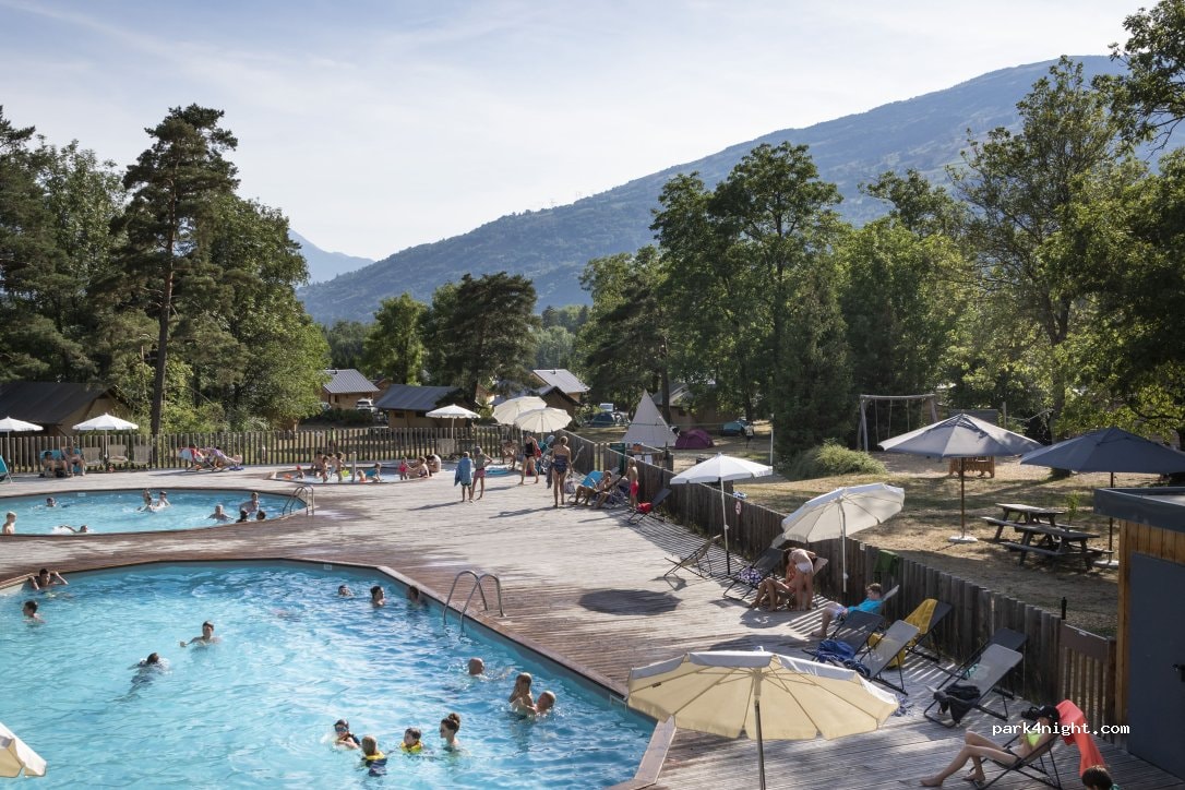 Aire camping car Macôt La Plagne