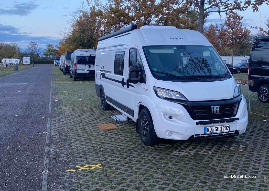 Tagesparkplatz für Camper am Europa-Park