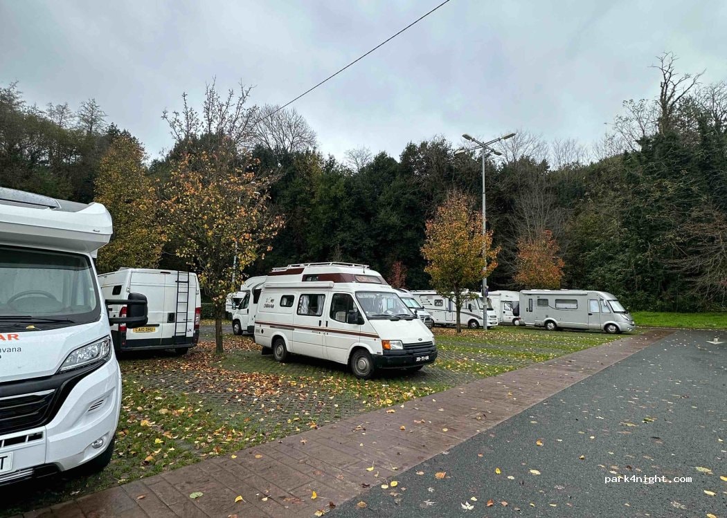 Paying motorhome area