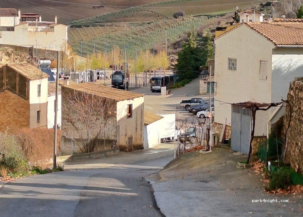 Área de autocaravanas en Alhama