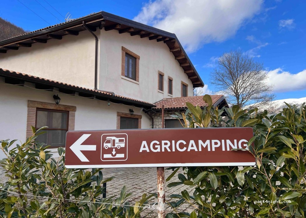 Scanno Sosta Camper