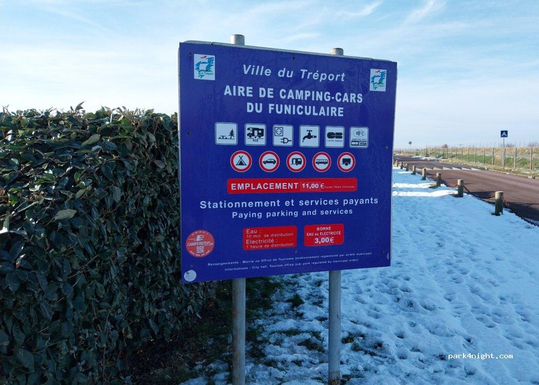 Aire de camping-car du funiculaire