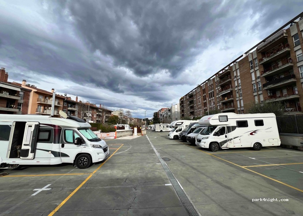 Área autocaravanas Gerona