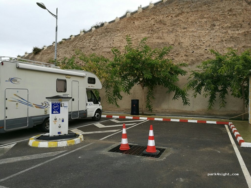 Área autocaravanas Almería