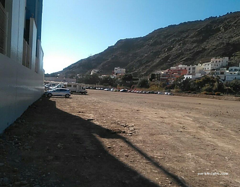 Área autocaravanas Puerto de Mogán