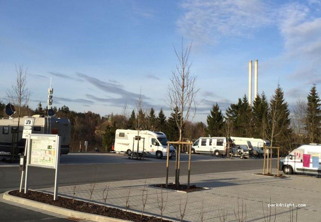 Wohnmobilstellplatz an der Therme Bad Steben