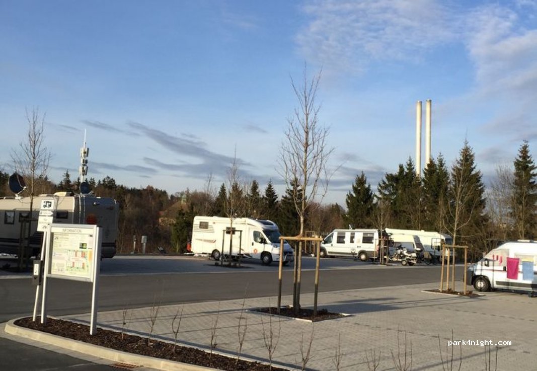 Wohnmobilstellplatz an der Therme Bad Steben