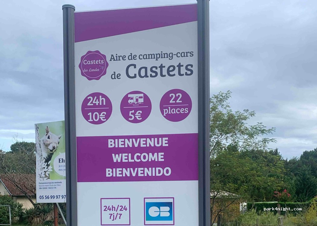 Aire de Camping-Cars municipal de Castets