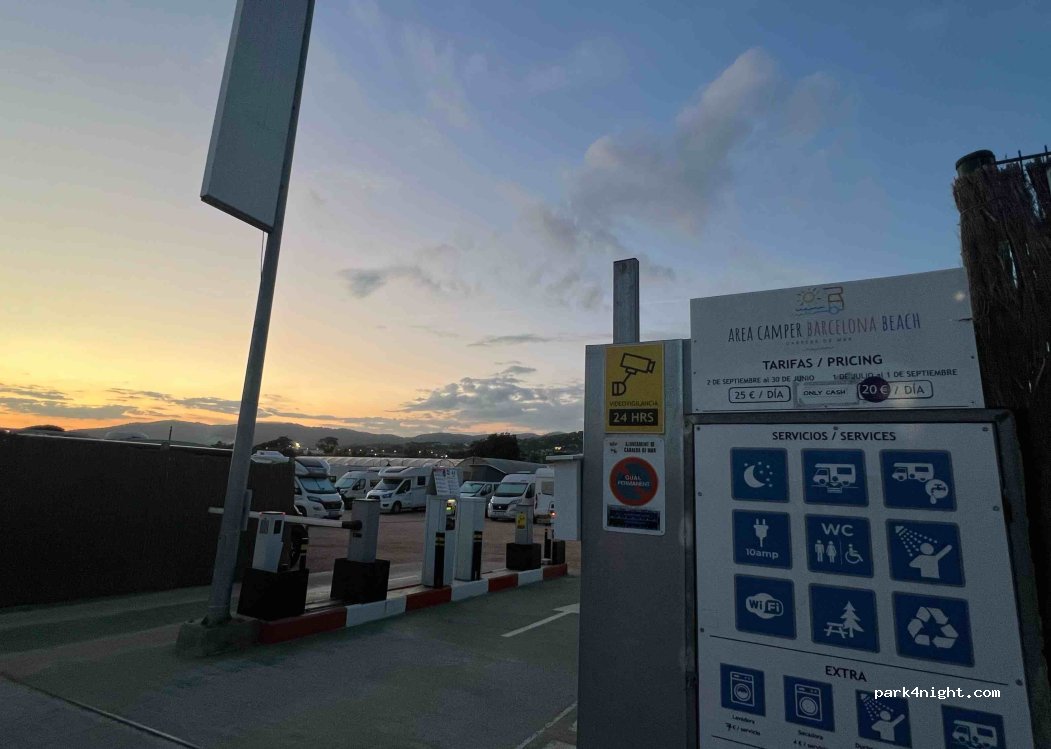 Área Camper Barcelona Beach