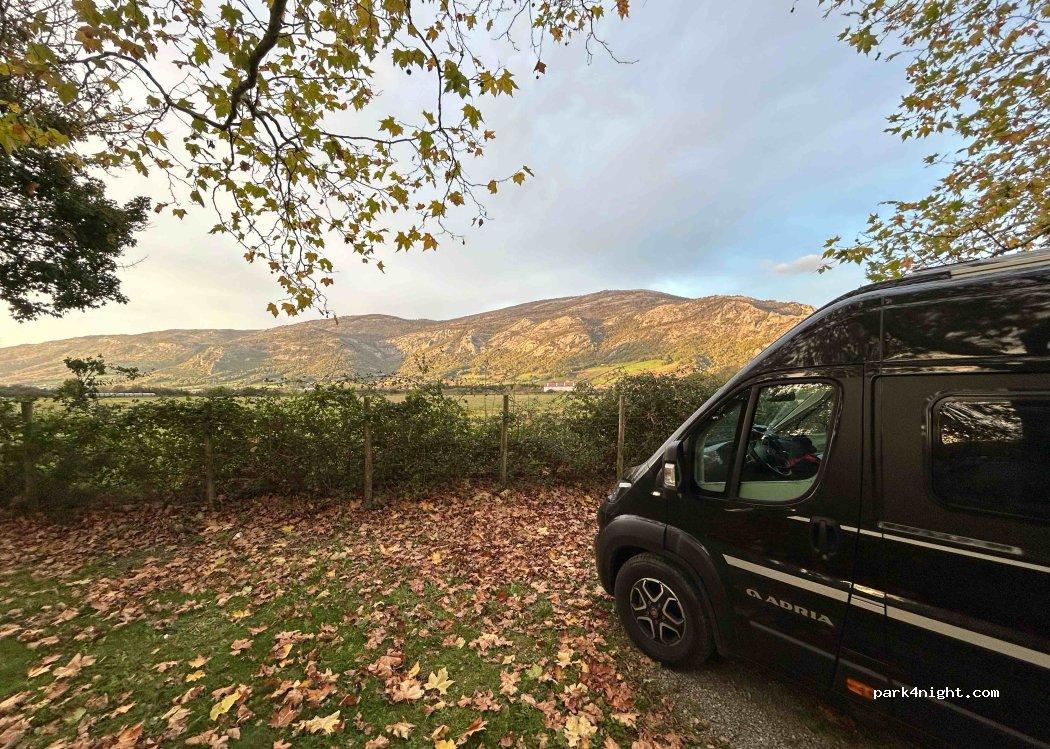 Área de Servicio para autocaravanas de Uharte Arakil.