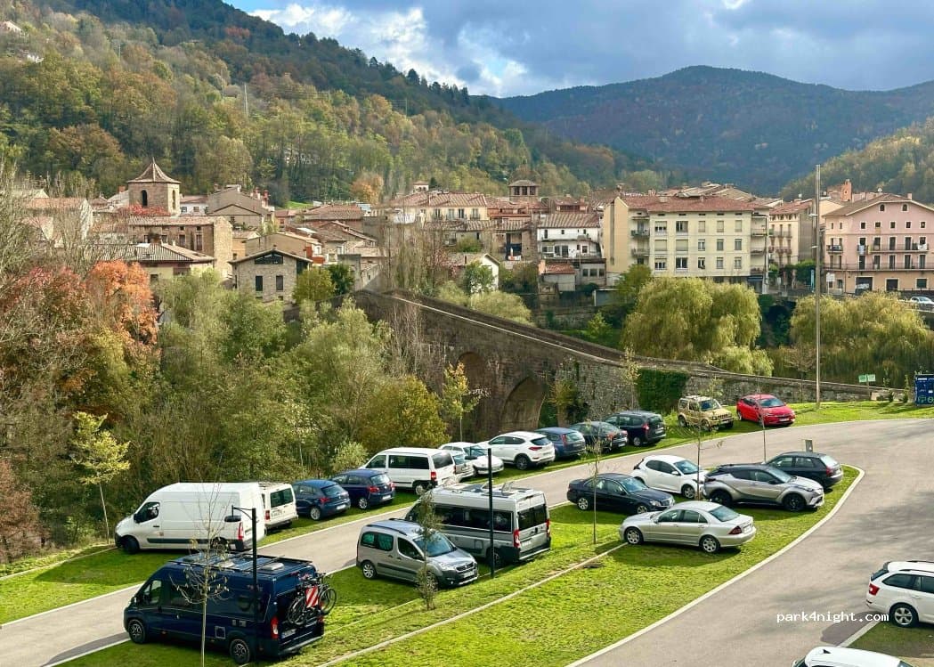 Área autocaravanas Sant Joan de les Abadesses