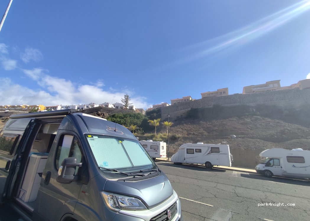 Motorhome parking area