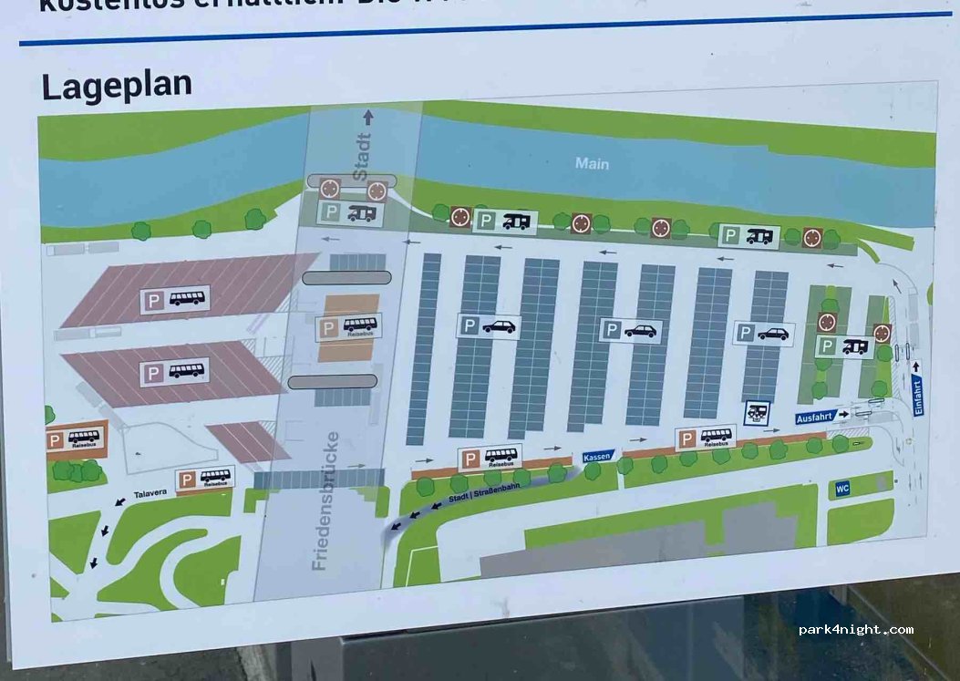 Wohnmobilstellplatz Würzburg, Friedensbrücke