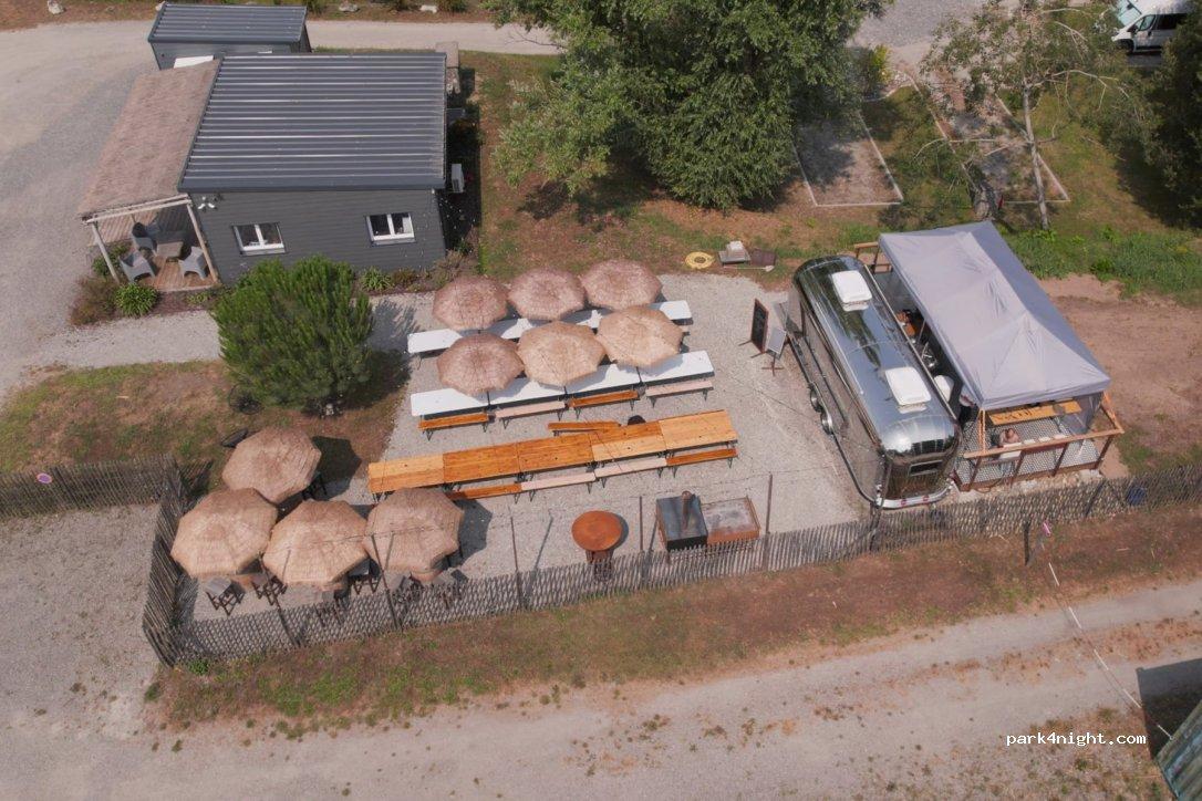 Aire camping cars et camping le Grain