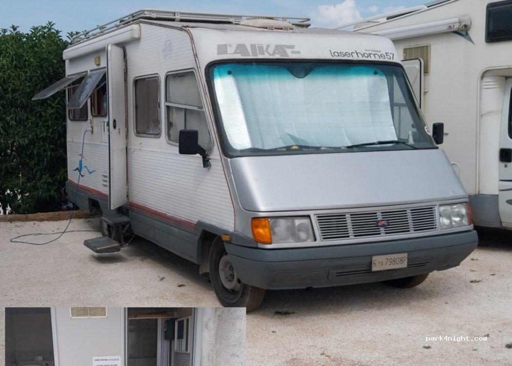 Area sosta Camper Scagliusi Polignano a Mare