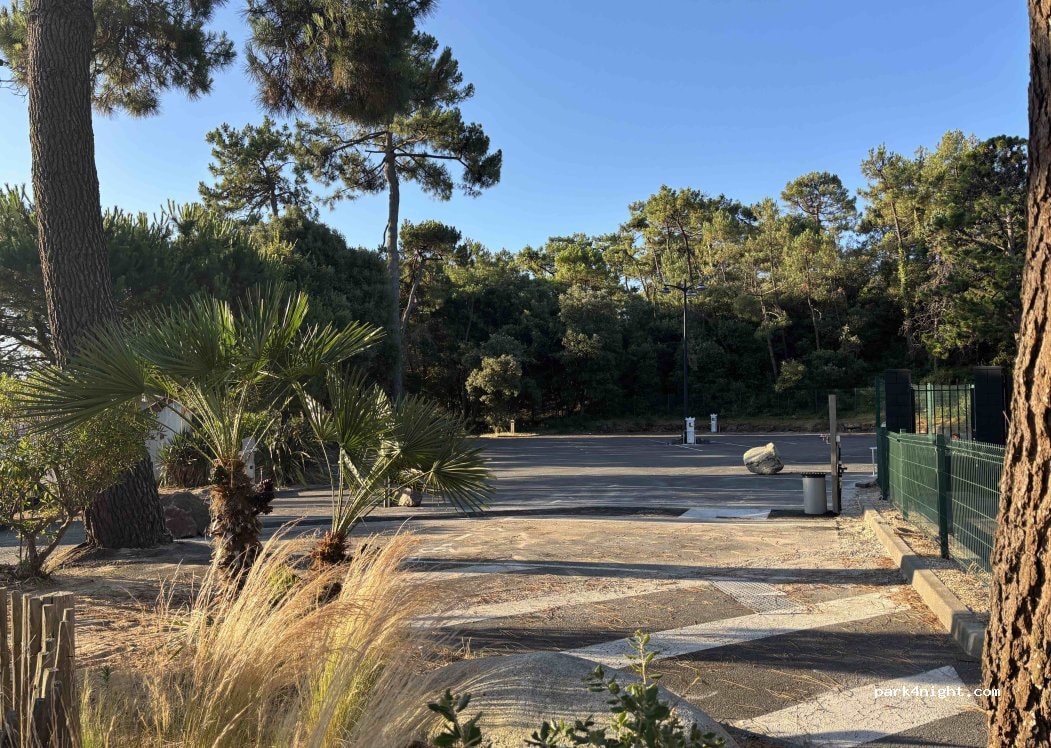 Air camping-car de la plage de Riez