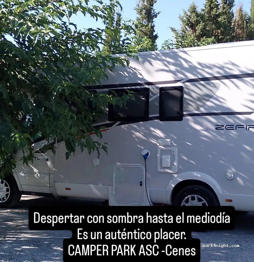 Área autocaravanas Cenes de la Vega