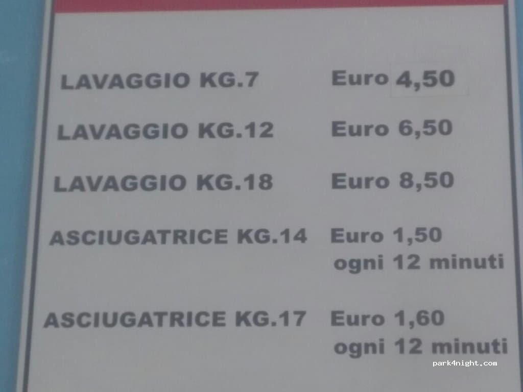 Parking área for motorhomes 50022 Greve in Chianti FI