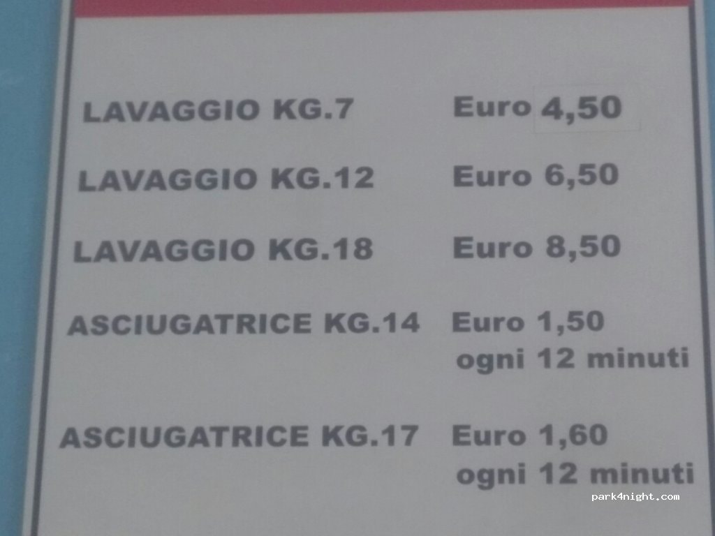 Parking área for motorhomes 50022 Greve in Chianti FI