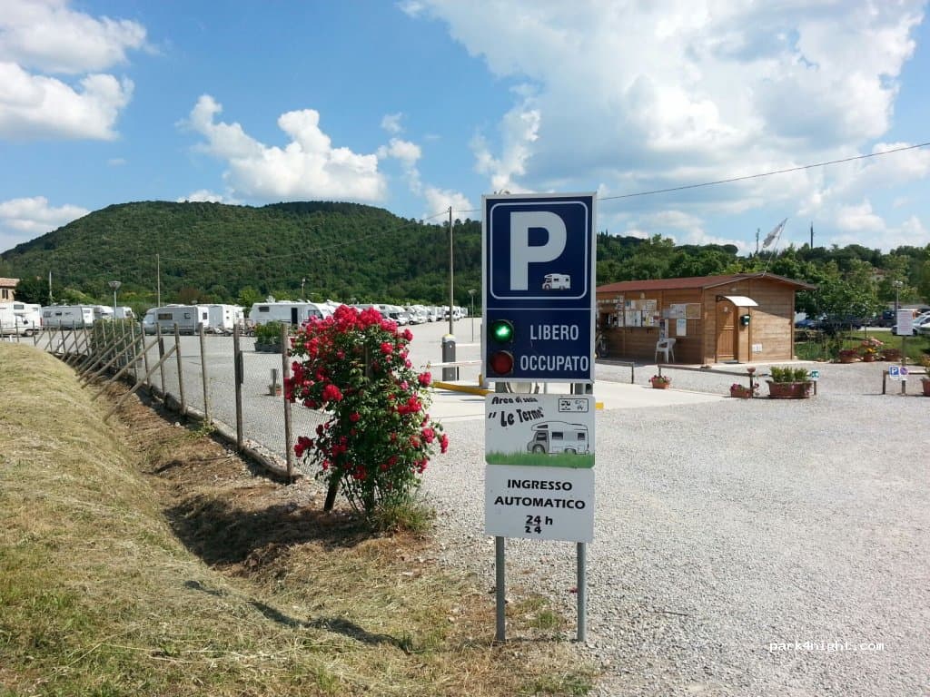 Camper Parking Area - Le Terme - Rapolano Terme
