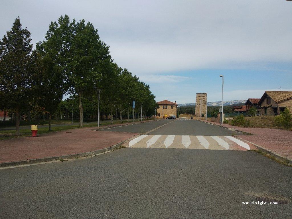 Área de Servicio para autocaravanas de Ancín.