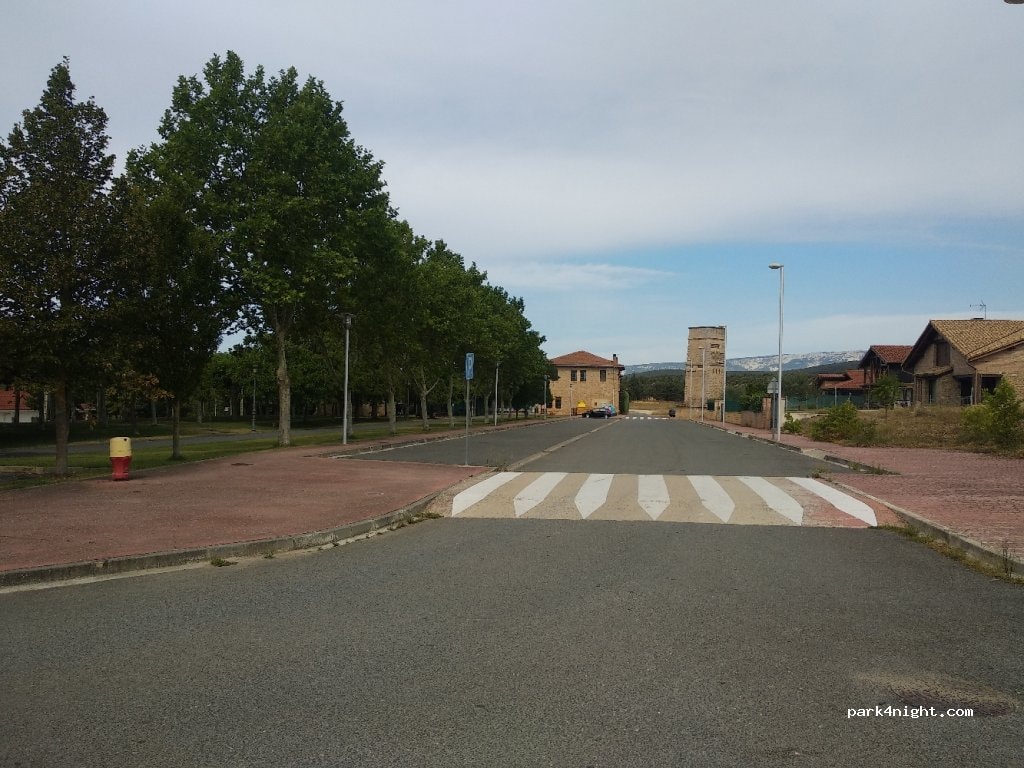 Área de Servicio para autocaravanas de Ancín.