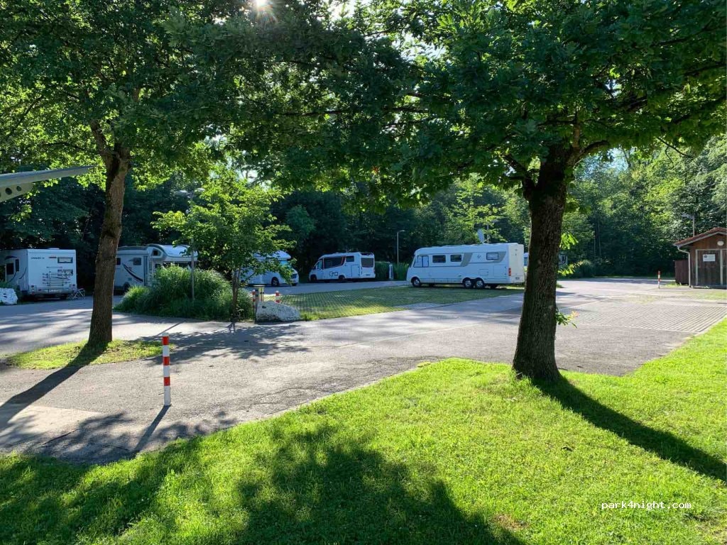 Motorhome Parking Lot near the Spa